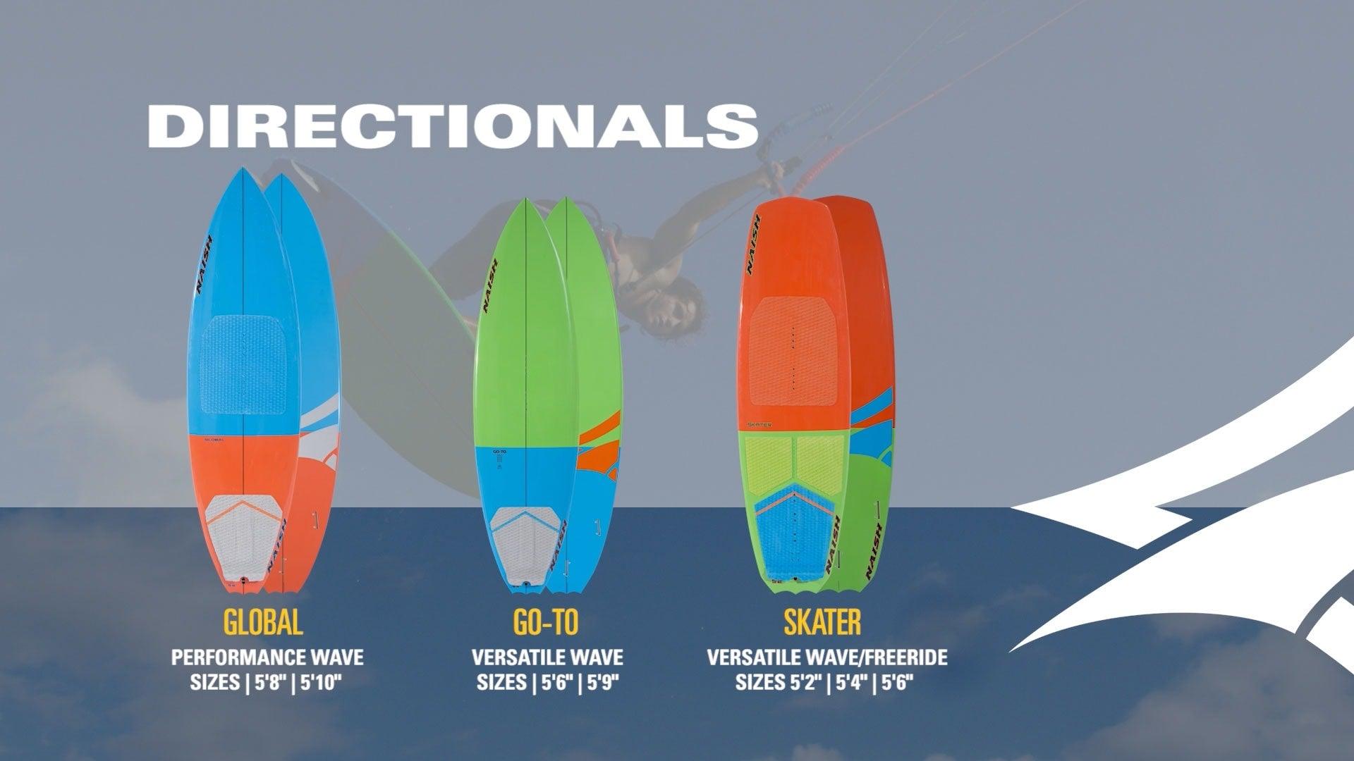 2019 Naish Directionals | Global, Go-To & Skater - Naish.com