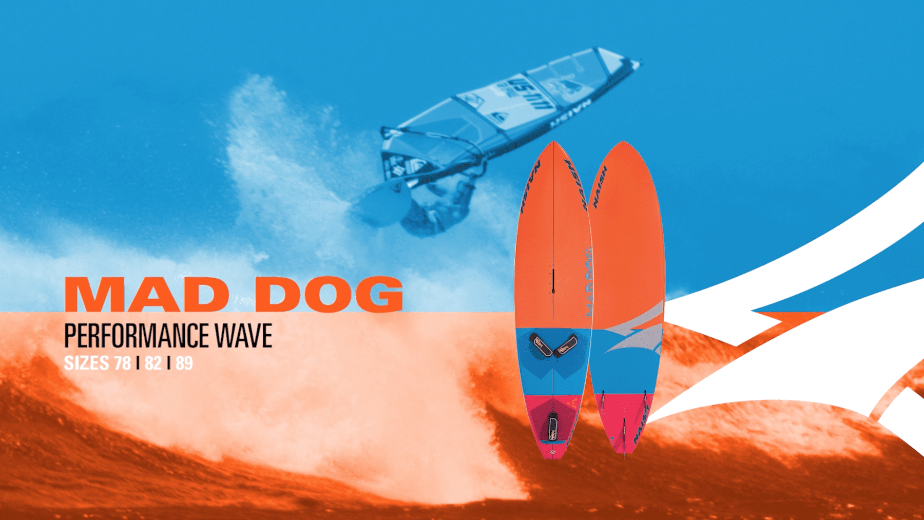 2019 Naish Mad Dog | Performance Wave 2019 Naish Mad Dog | Performance Wave