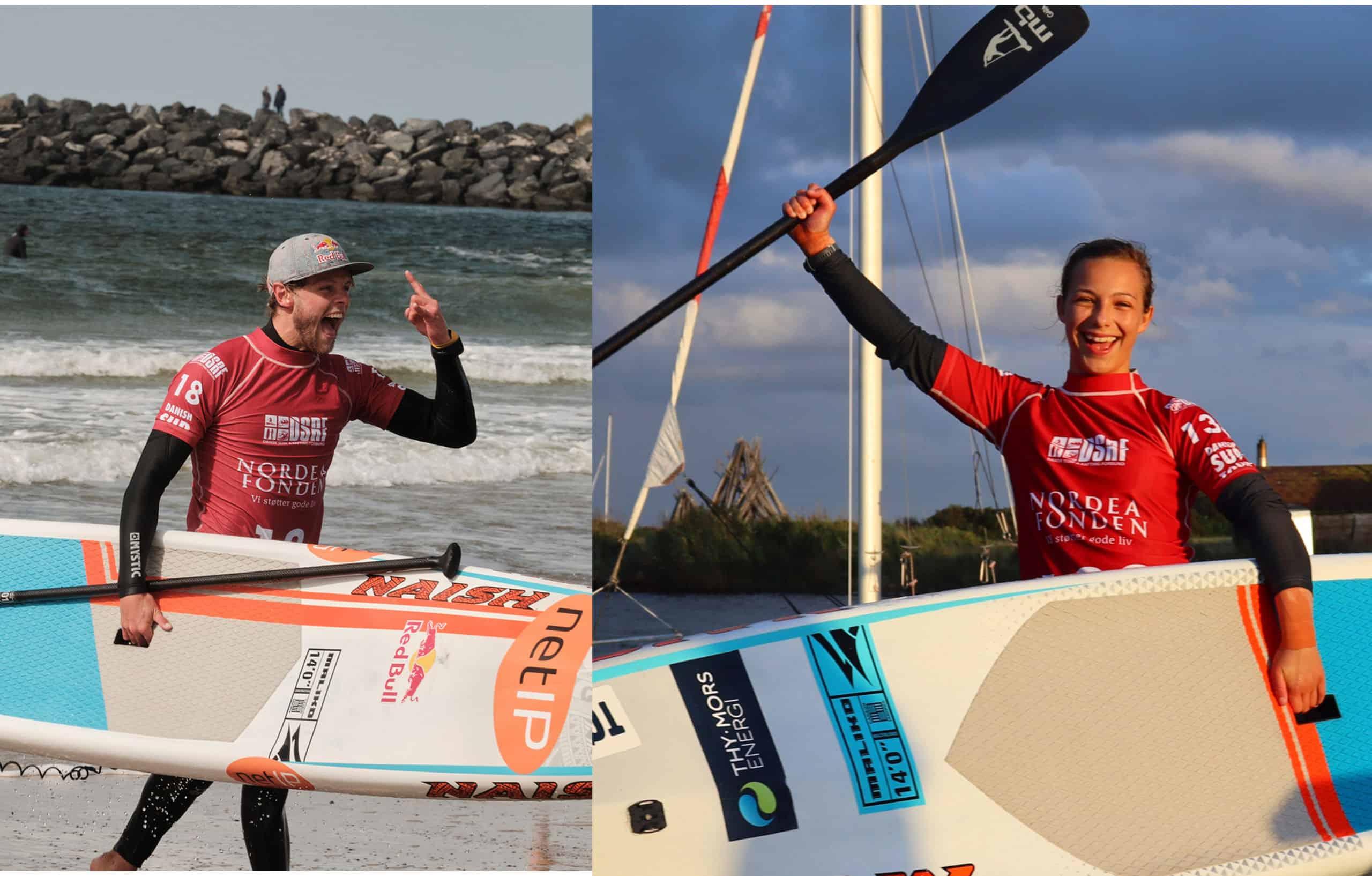 Casper Steinfath + Caroline Küntzel Sweep the Podium at the 1st Stop of the Danish SUP Tour - Naish.com