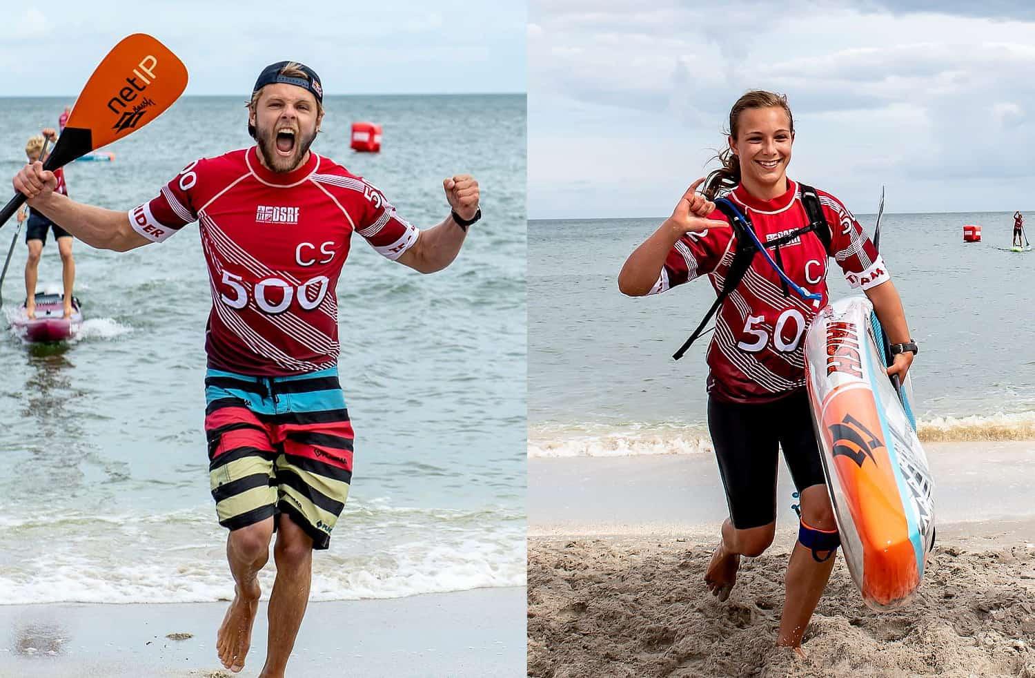 Casper Steinfath + Caroline Küntzel Win Gold at the Danish National Championships - Naish.com