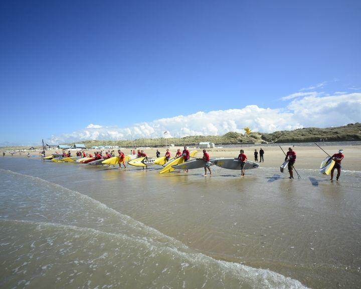 Challenging Naish SUP Downwind Race in Zeebrugge, Belgium - Naish.com