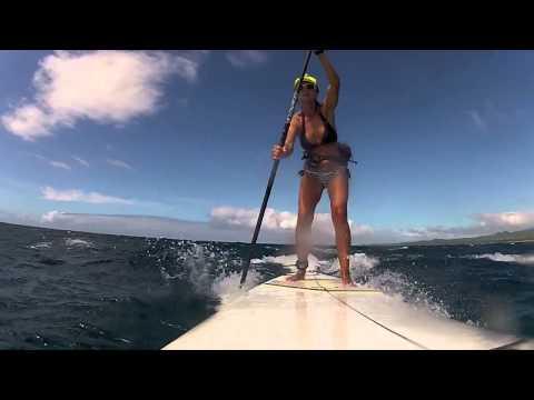Maui SUP Surf Maliko Downwinder with Suzie Cooney - Naish.com