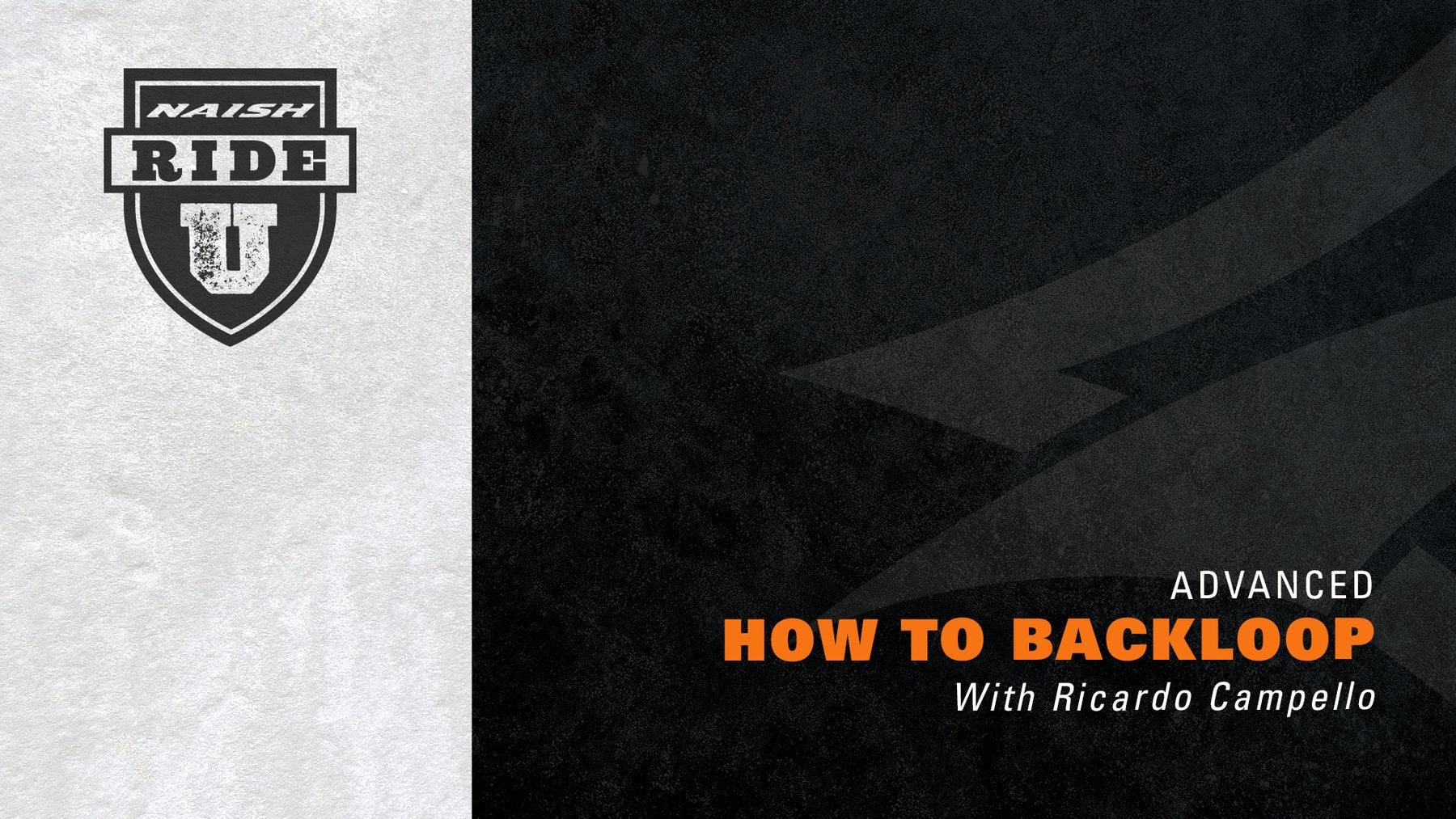 Naish Ride University: How to Backloop with Ricardo Campello - Naish.com