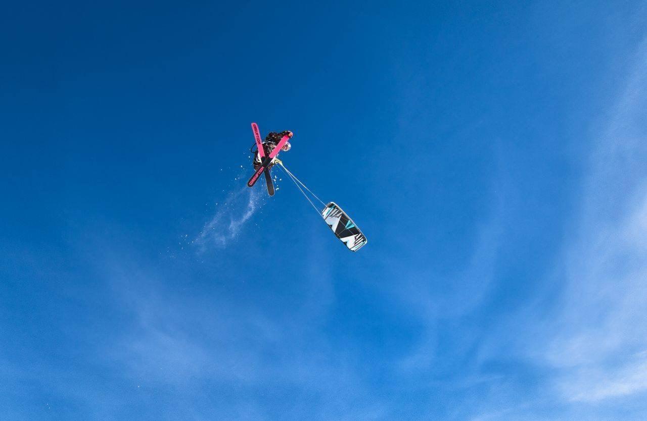 Snowkiting at Top Speed in the Swiss Alps - Naish.com