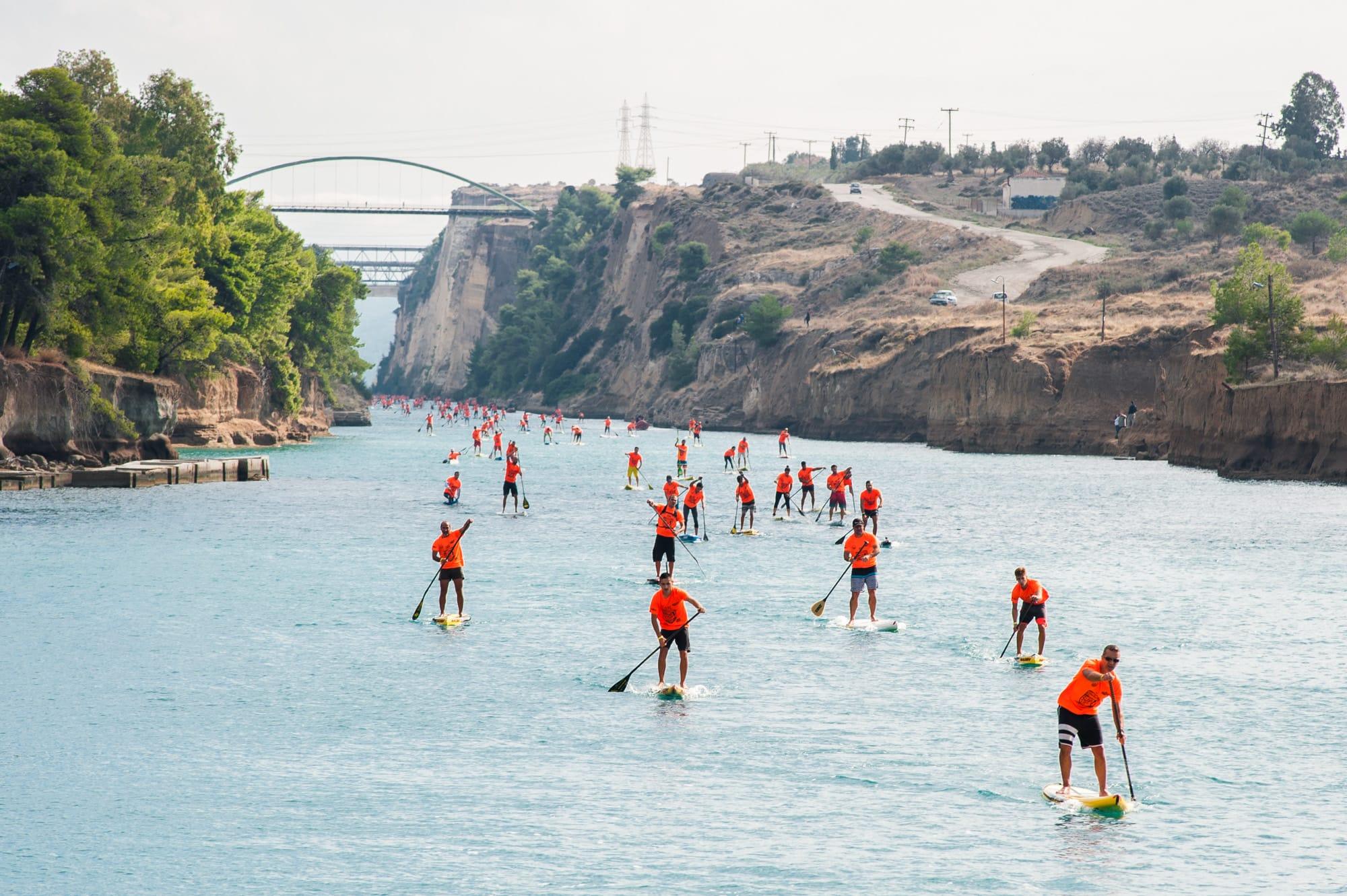 163 SUP Paddlers Race Down Historic Corinth Canal - Naish.com