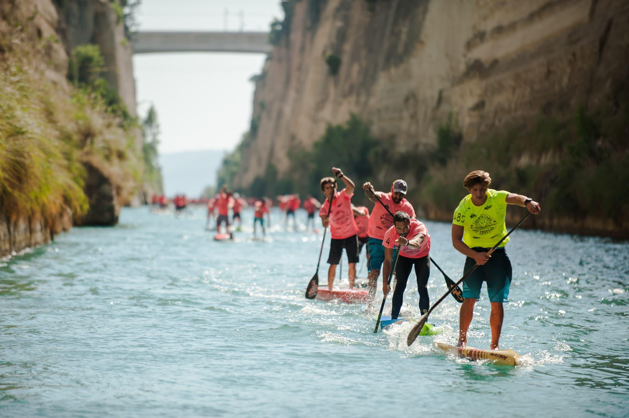 8th Annual Corinth Canal SUP Crossing Draws Huge International Field - Naish.com