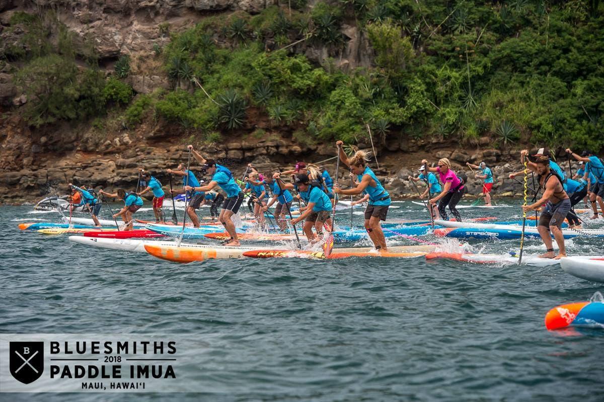 Bernd Roediger and Annie Reickert Podium in Grueling Paddle Imua Charity Race on Maui - Naish.com