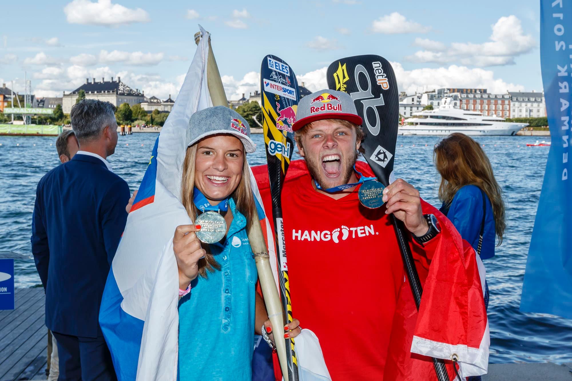 Casper Steinfath and Manca Notar Win Gold in Denmark for Team Naish - Naish.com