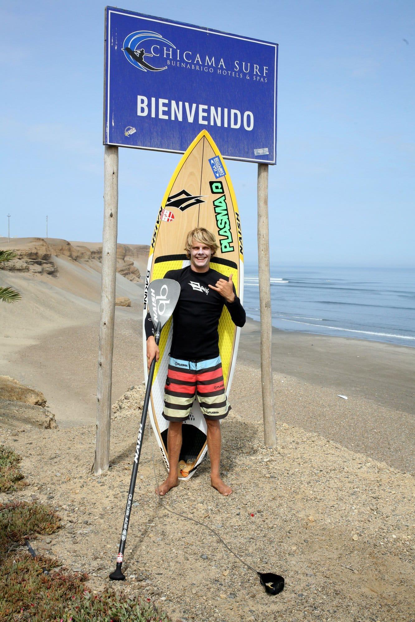 Casper Steinfath experiences the magic of Chicama, Peru - Naish.com
