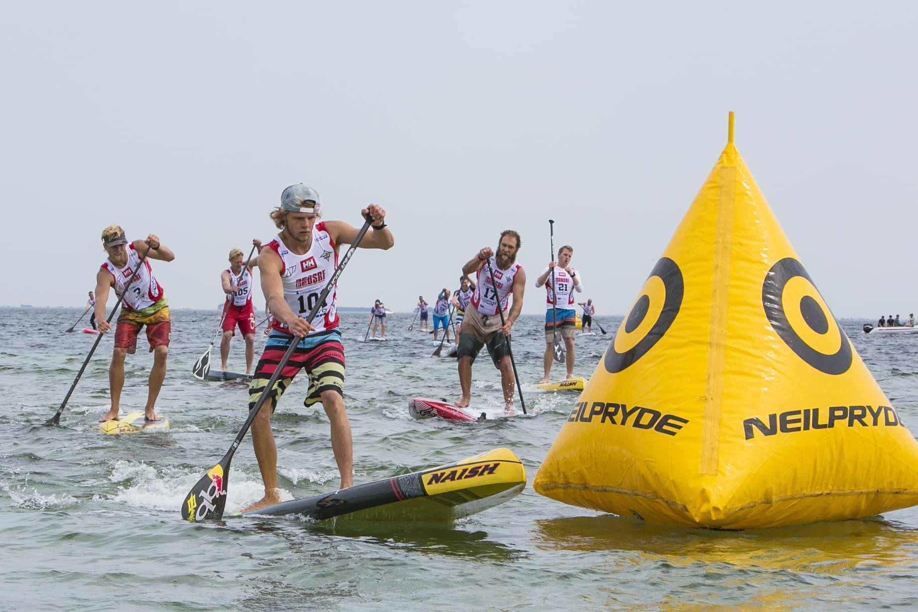 Casper Steinfath Holds the Crown at the Denmark National SUP Race Championship - Naish.com