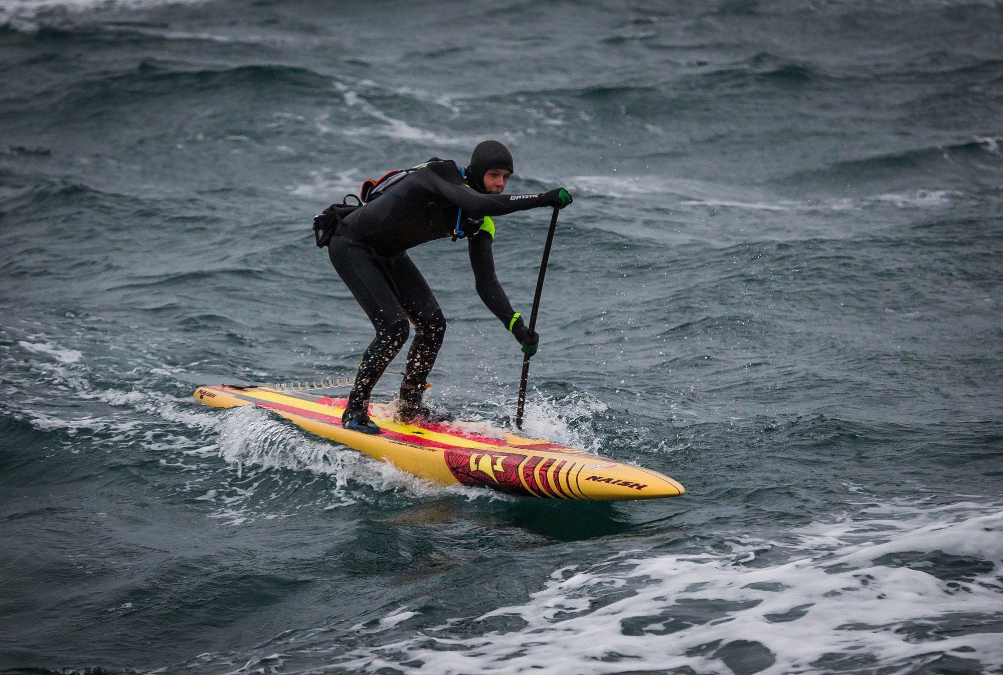 Casper Steinfath Risks His Life to Cross Skagerrak Strait on a SUP - Naish.com