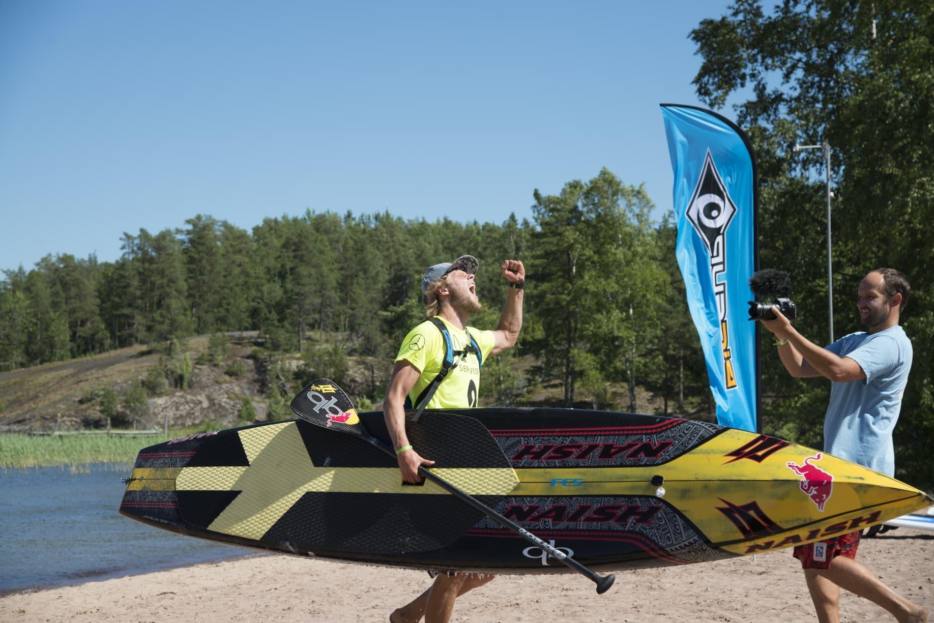Casper Steinfath Takes First at Sieravuori SUP Masters ­ - Naish.com