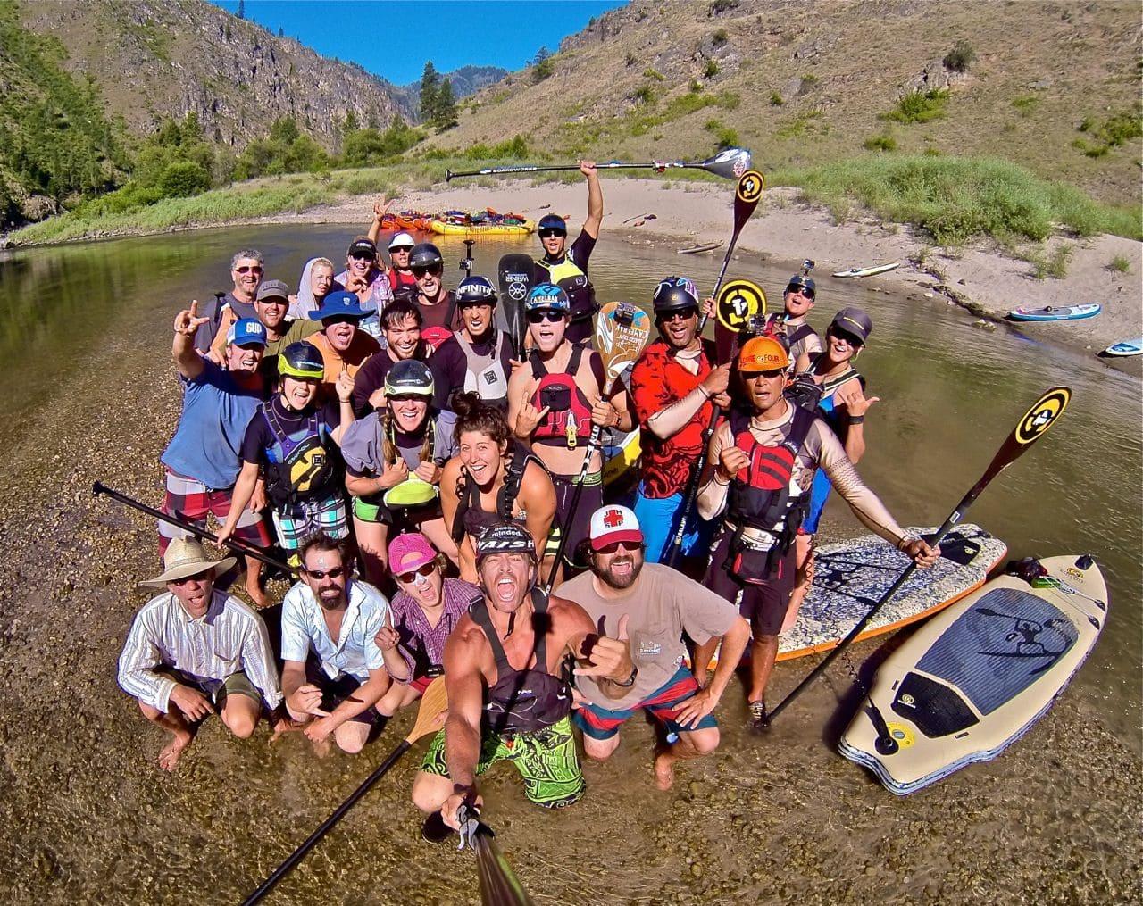 Chuck rapidly explores Idaho’s Main Salmon River - Naish.com
