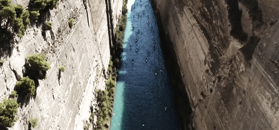 Corinth Canal SUP Crossing 2013 - Naish.com