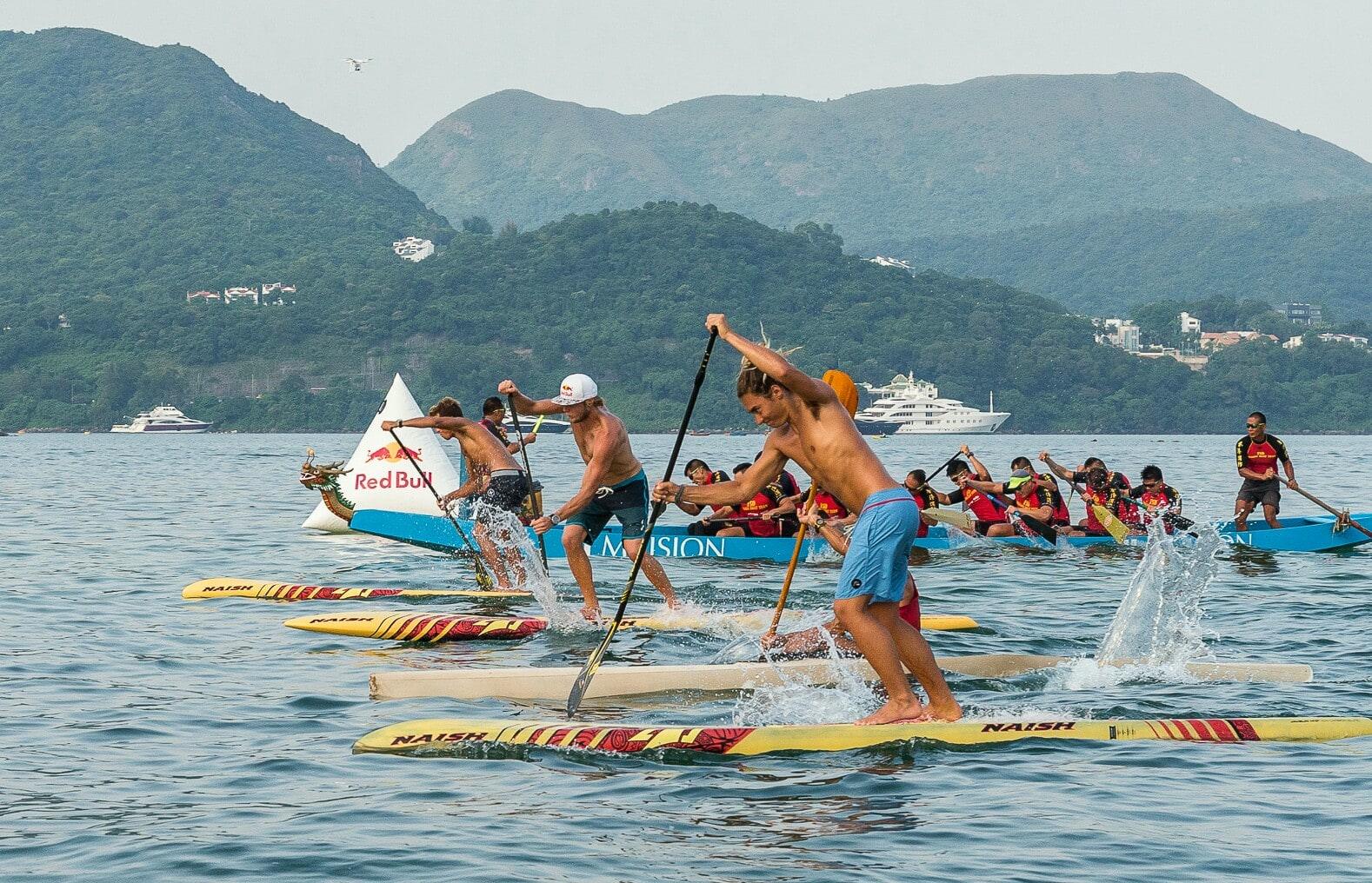 Kai Lenny and Casper Steinfath Round Out Podium at 2nd Hong Kong International SUP Championship - Naish.com