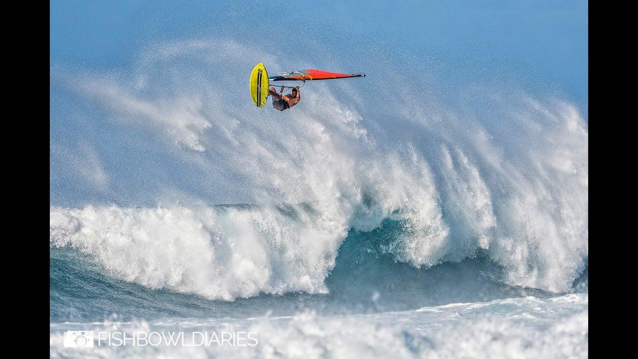 Ricardo Campello's First Hookipa Sessions with Naish Sails - Naish.com