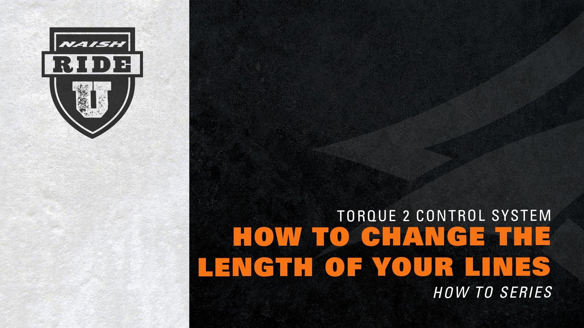 Torque 2 Control System Line Extension Demonstration - Naish.com