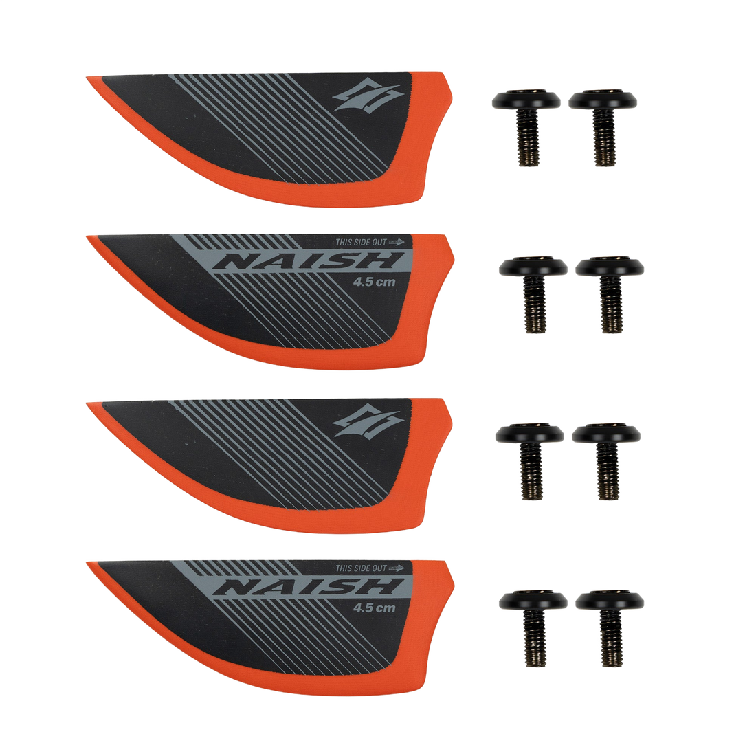 G10 twintip fin set (asymmetrical)