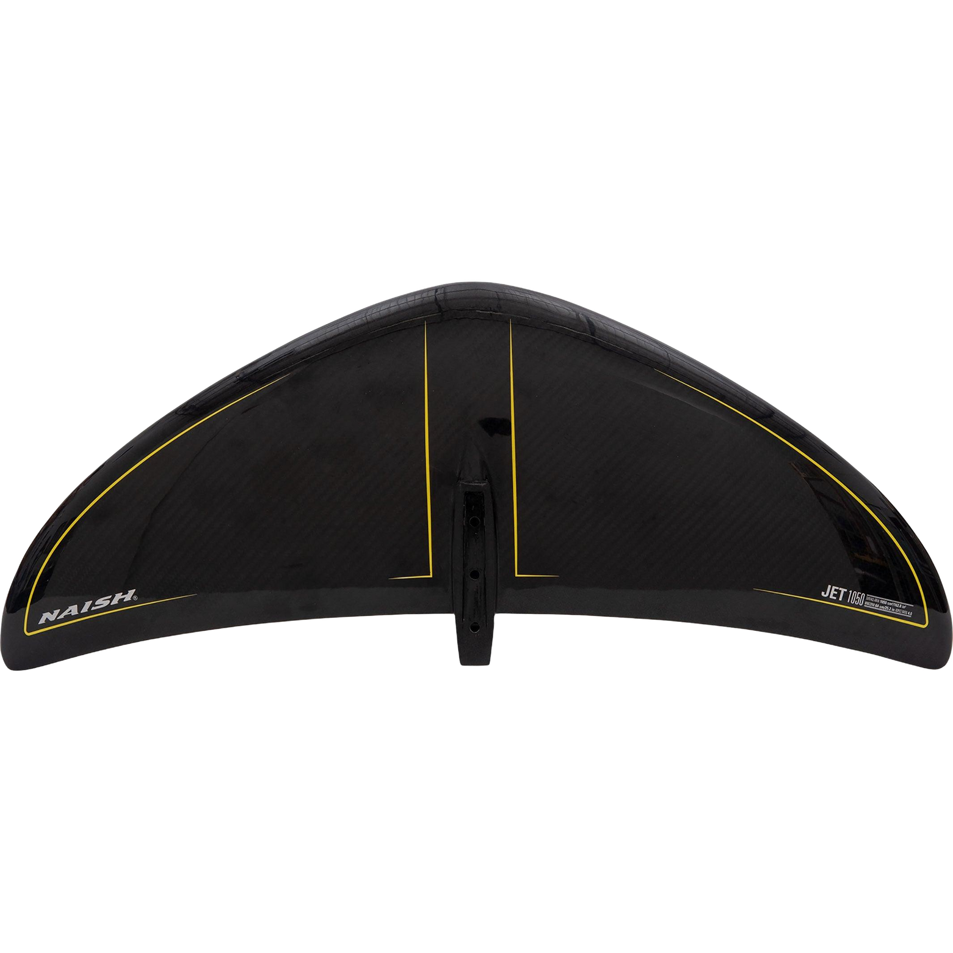 Naish Jet 1050 Mid-aspect Surf Foil Front Wing — full deck view